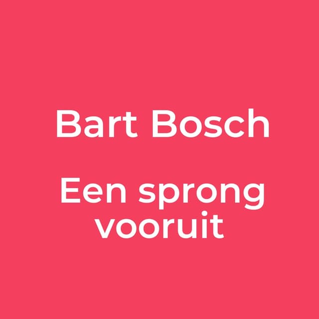 Een sprong vooruit