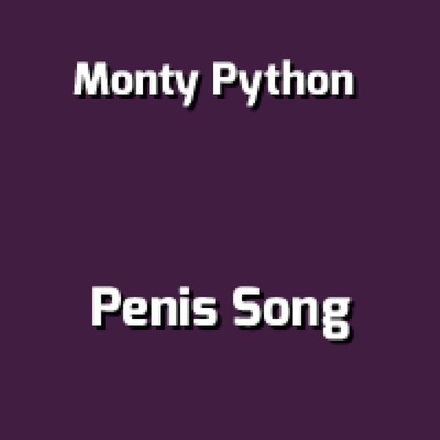 Penis Song (Not The Noel Coward Song)
