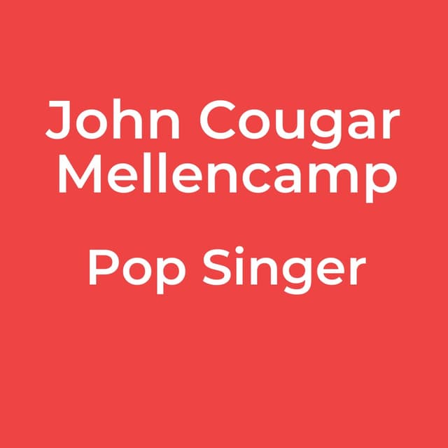 Pop Singer
