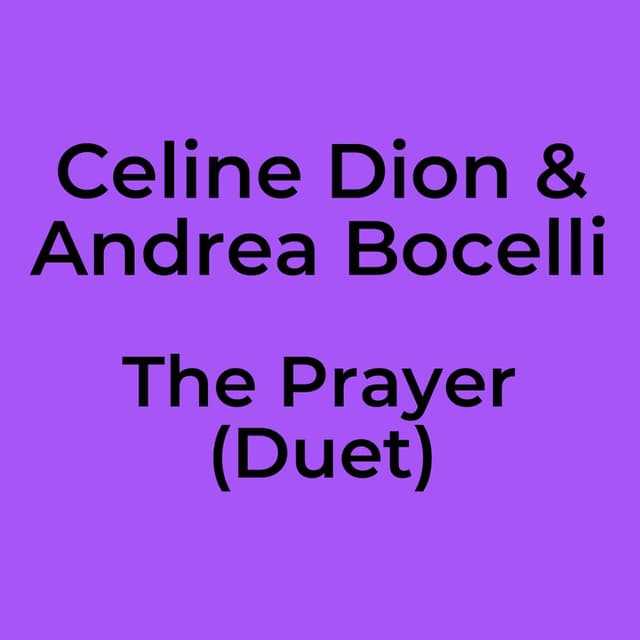 The Prayer (Duet)