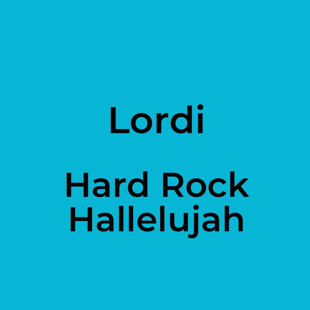 Lordi - Hard Rock Hallelujah
