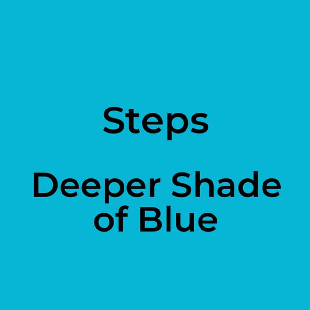 Deeper Shade of Blue