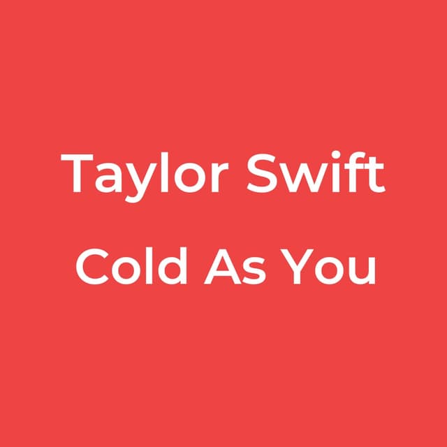 Cold As You