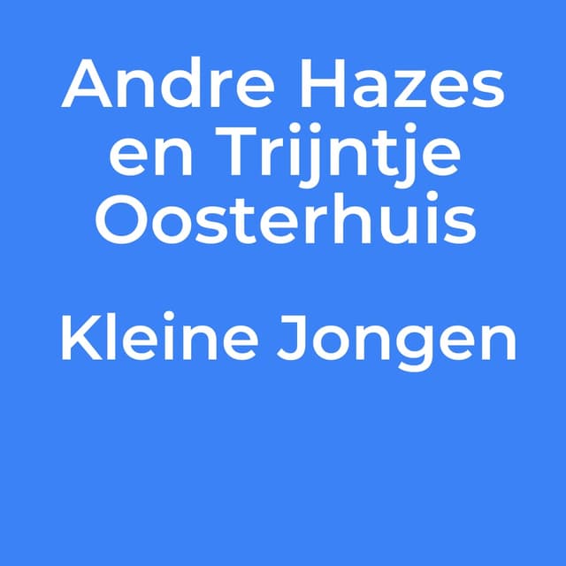 Kleine Jongen