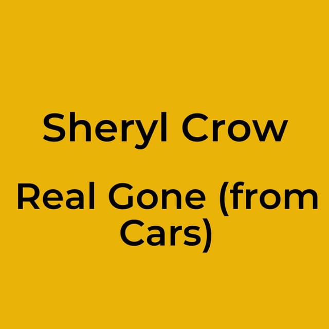 Real Gone (from Cars)
