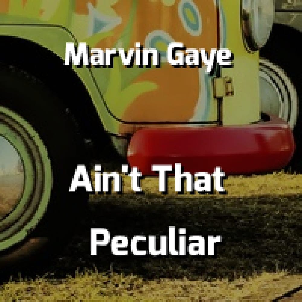 Marvin Gaye - Ain't That Peculiar