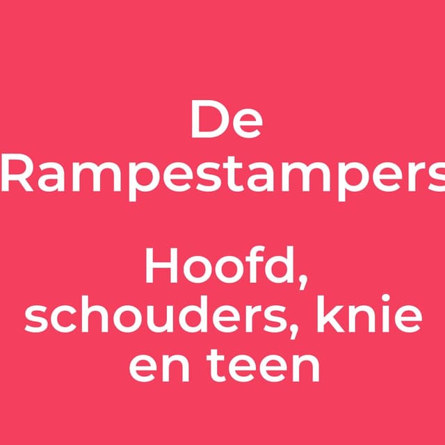Hoofd, schouders, knie en teen
