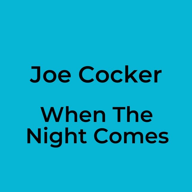 When The Night Comes