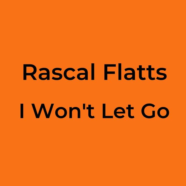 I Won't Let Go