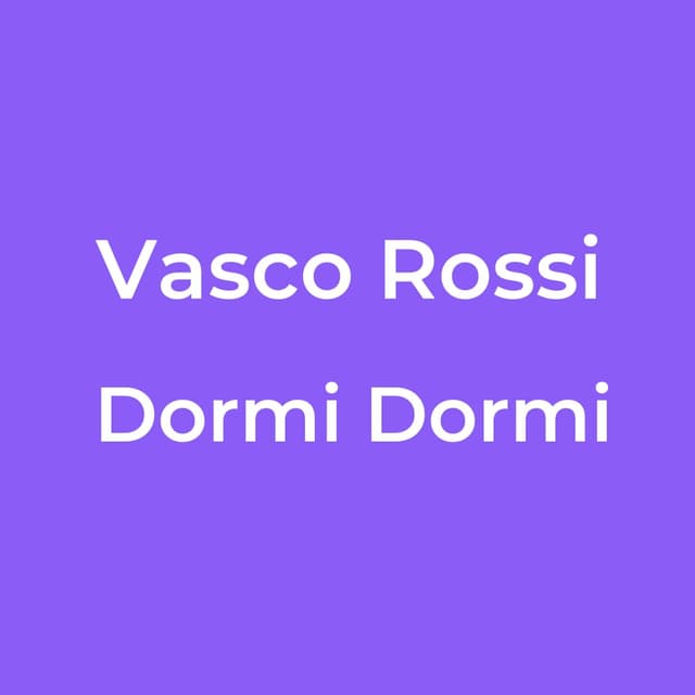 Dormi Dormi