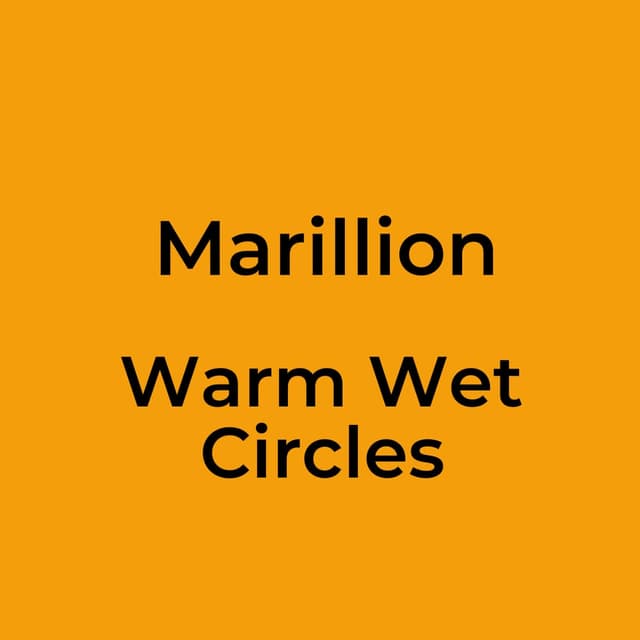 Warm Wet Circles