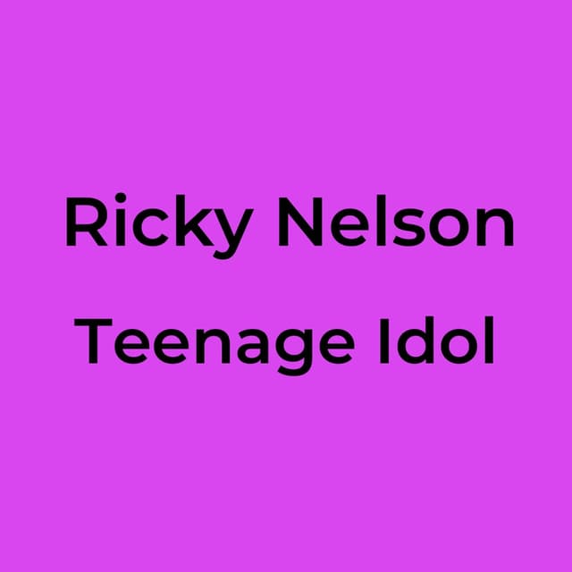 Teenage Idol