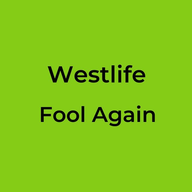 Fool Again