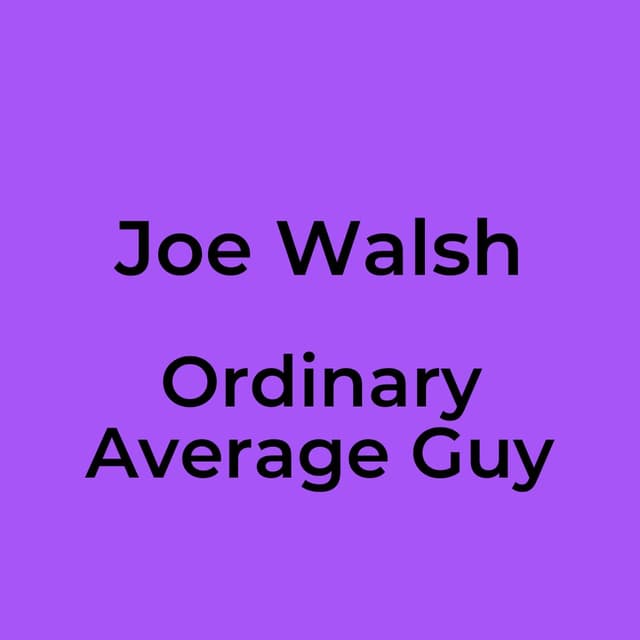 Ordinary Average Guy