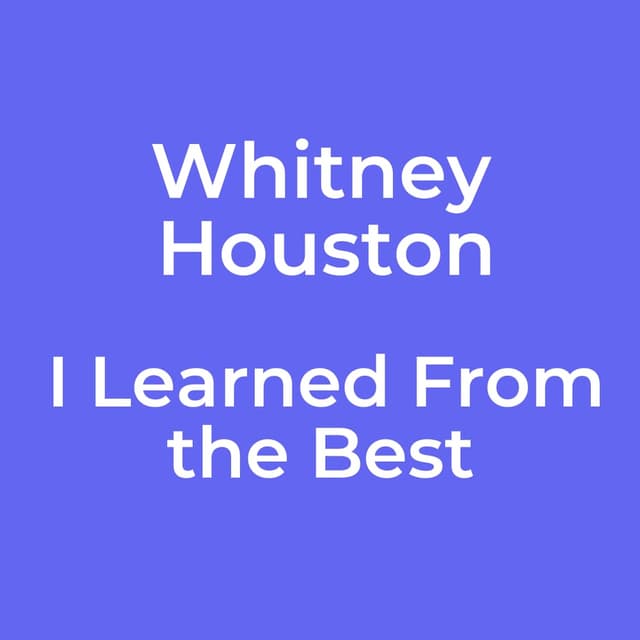 I Learned From the Best