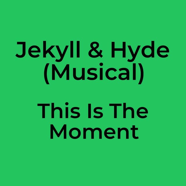 This Is The Moment