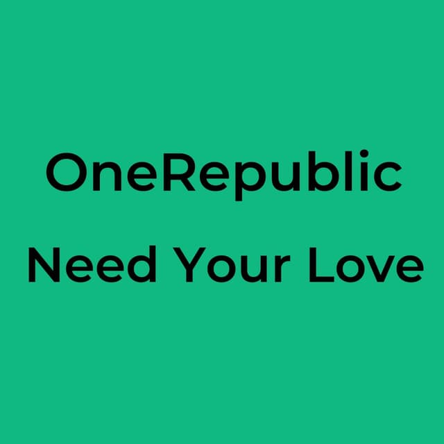 Need Your Love