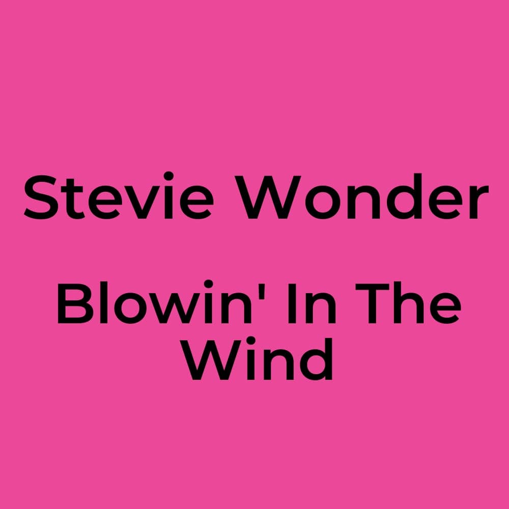 Stevie Wonder - Blowin' In The Wind