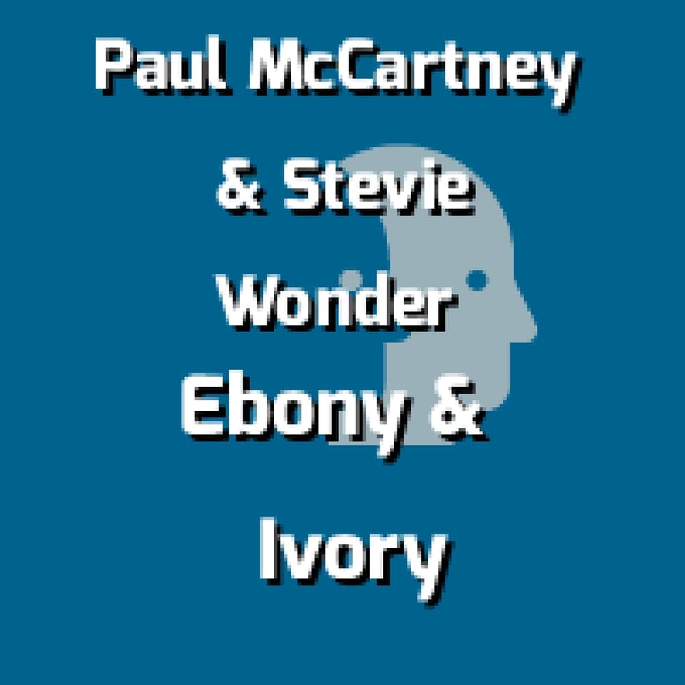 Paul McCartney & Stevie Wonder - Ebony & Ivory