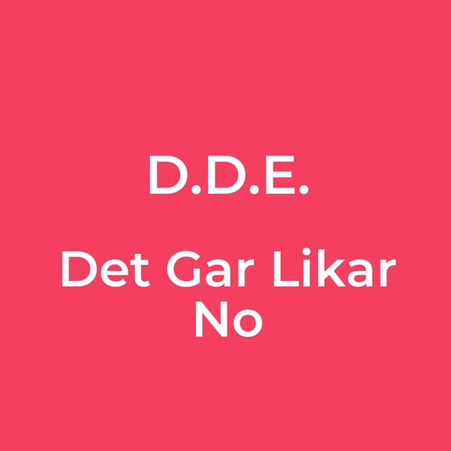 Det Gar Likar No