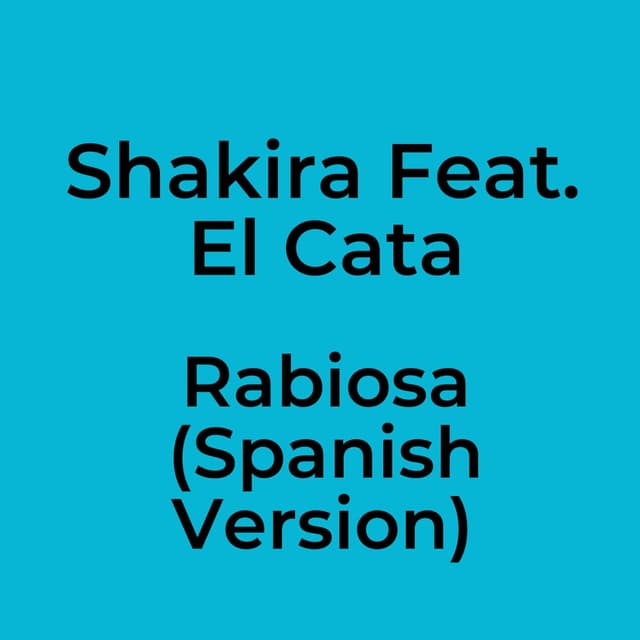 Rabiosa (Spanish Version)