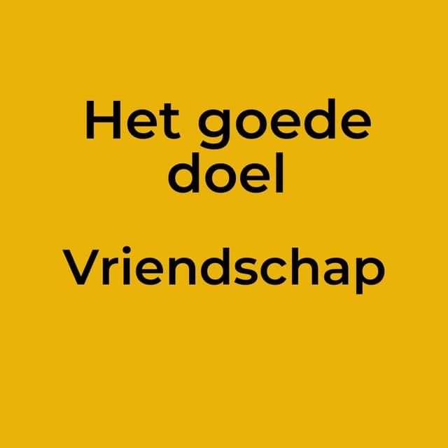 Vriendschap