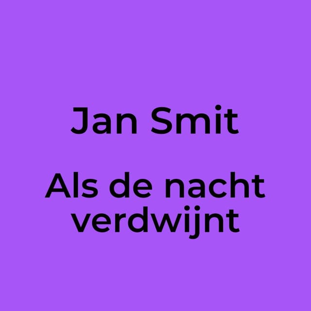 Als de nacht verdwijnt
