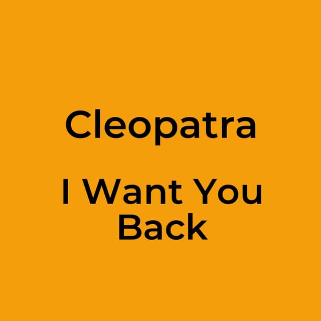 I Want You Back
