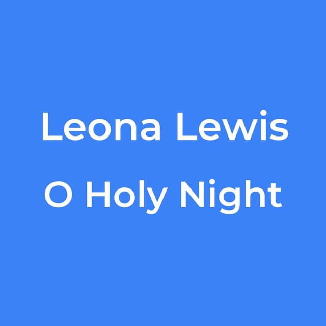 O Holy Night