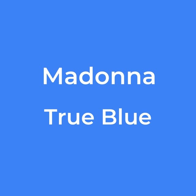True Blue