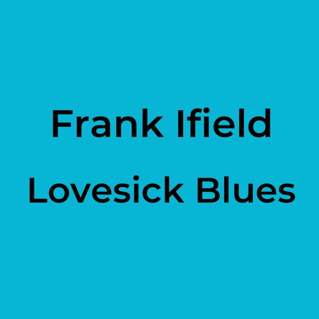 Lovesick Blues