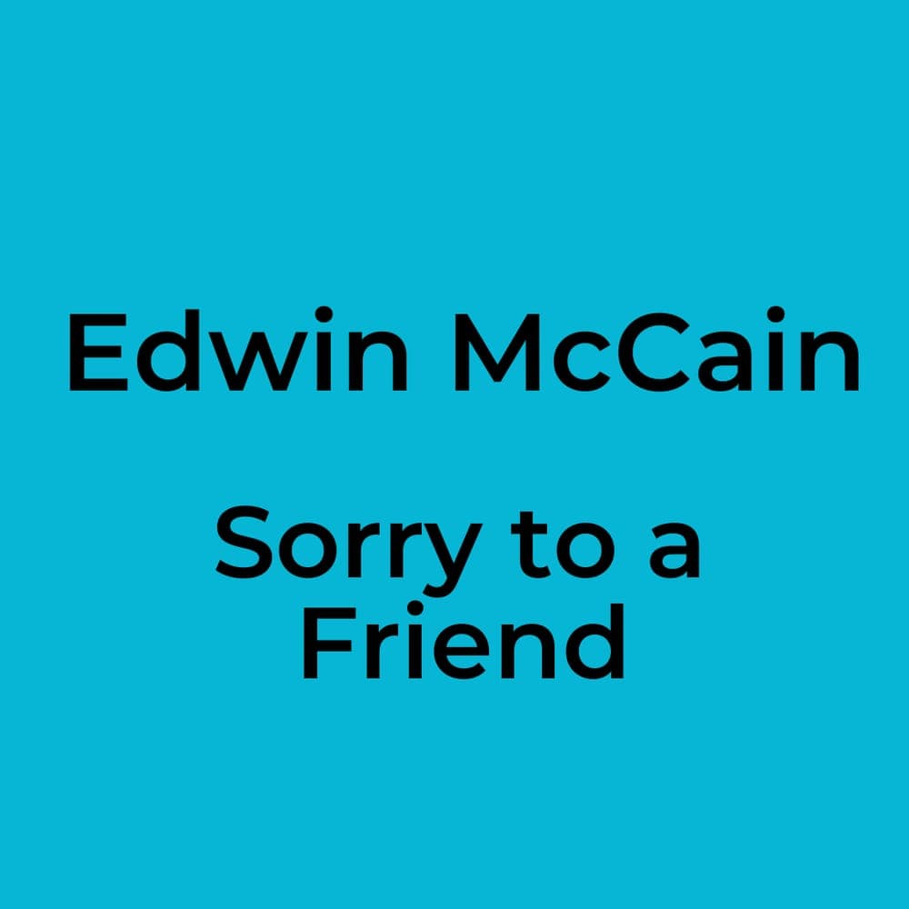 Edwin McCain - Sorry to a Friend