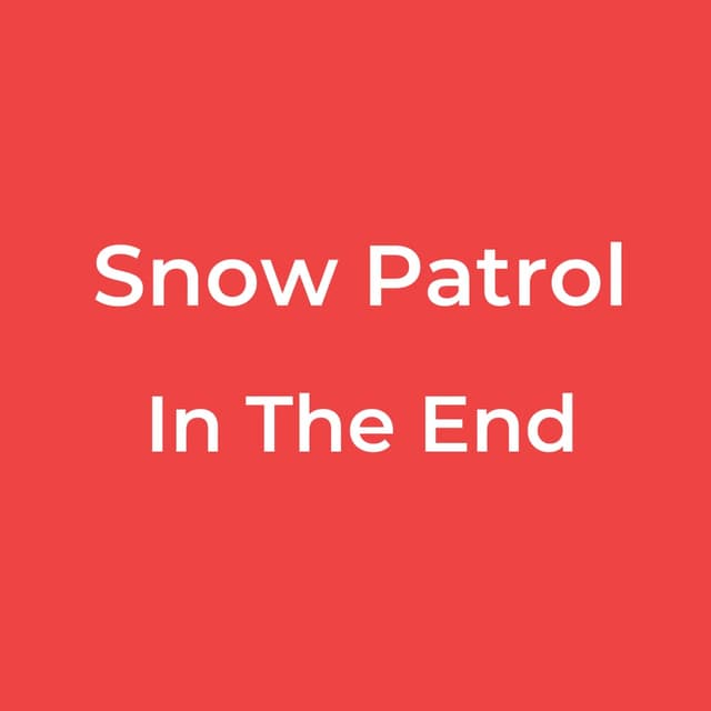 In The End