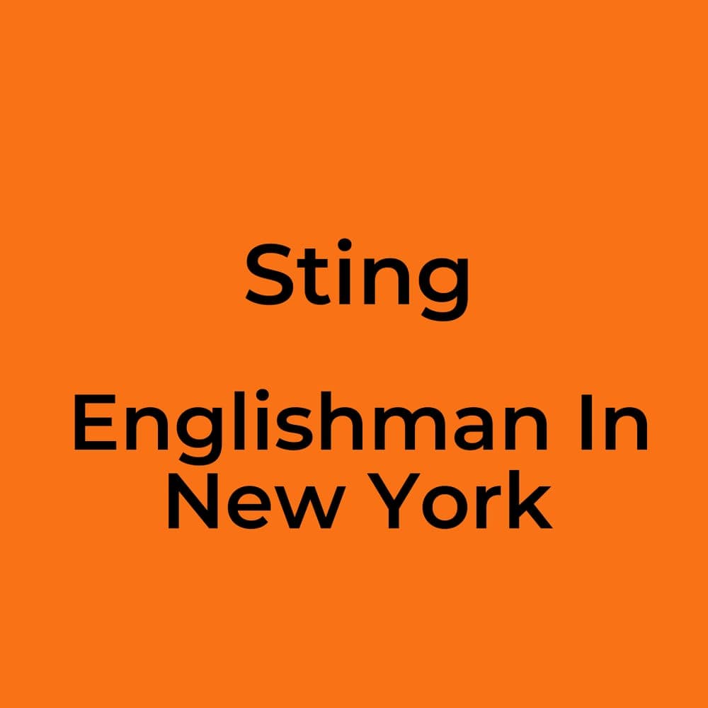 Sting - Englishman In New York