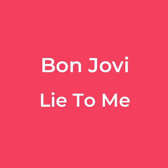 Lie To Me
