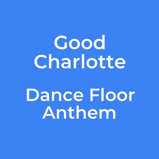 Dance Floor Anthem
