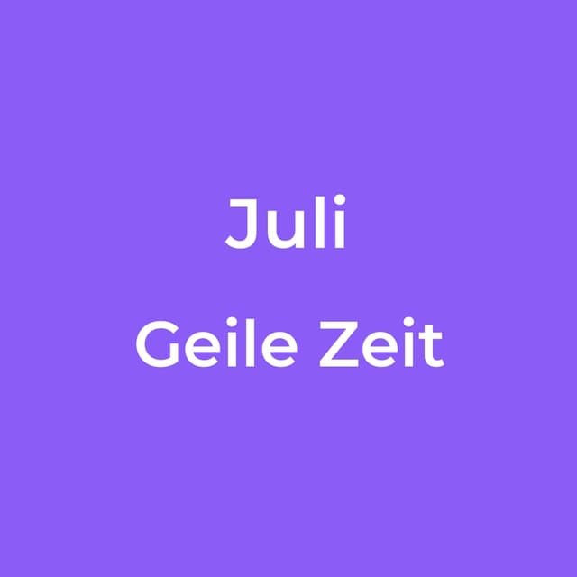 Geile Zeit