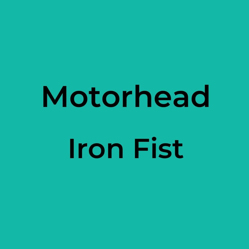 Motorhead - Iron Fist