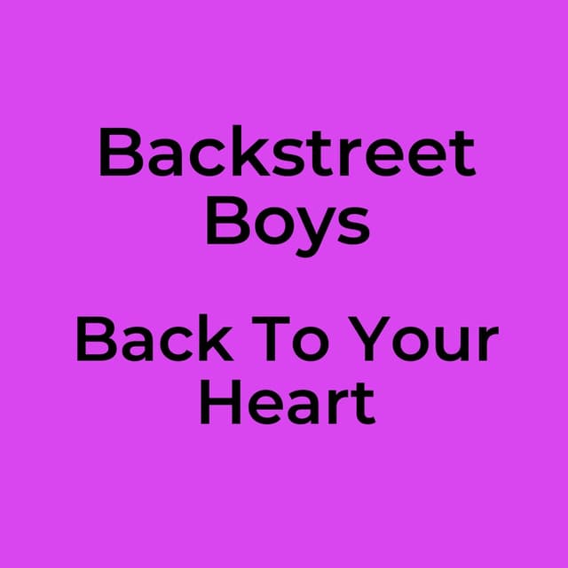 Back To Your Heart