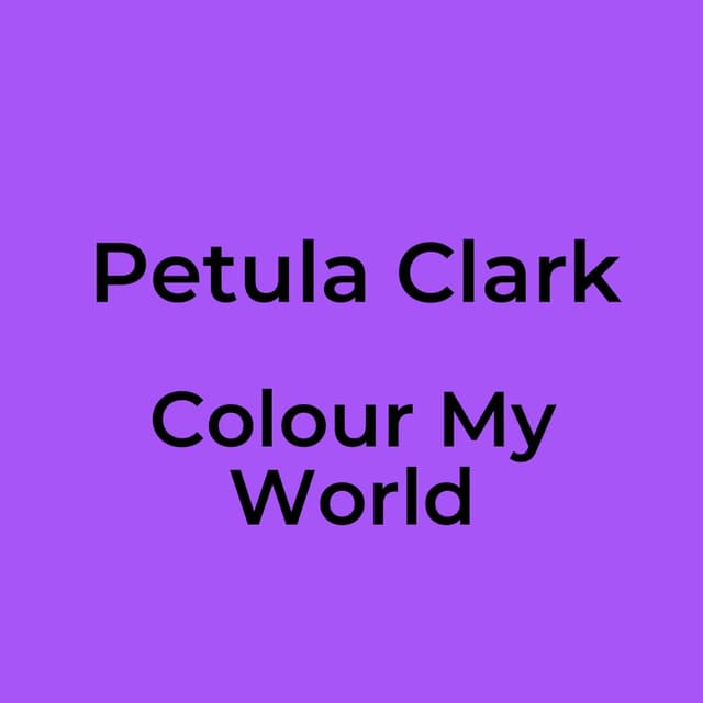 Colour My World