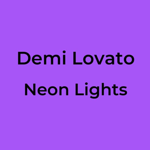 Neon Lights