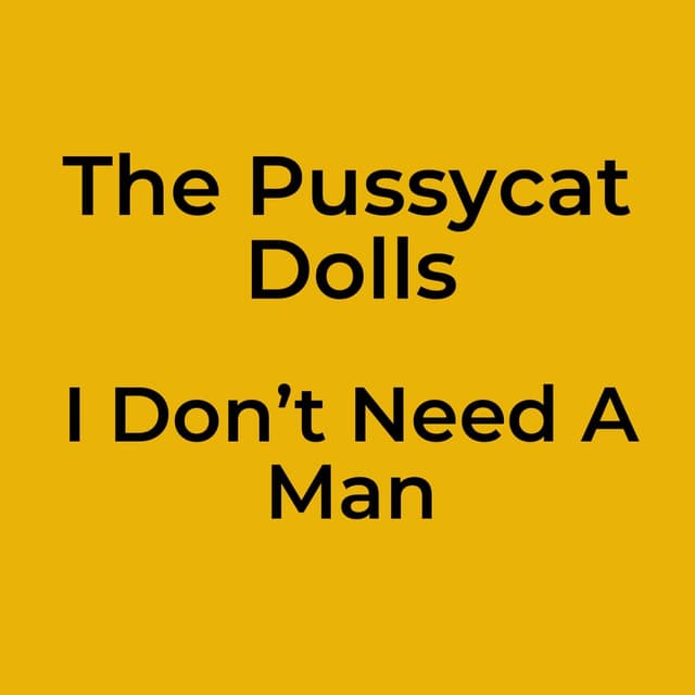 I Don’t Need A Man
