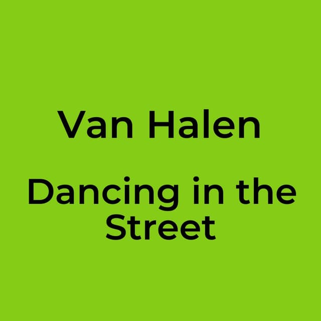 Dancing in the Street