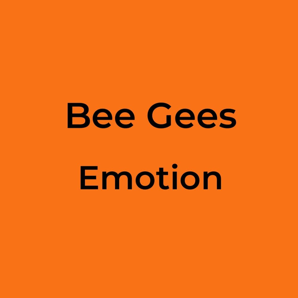 Bee Gees - Emotion