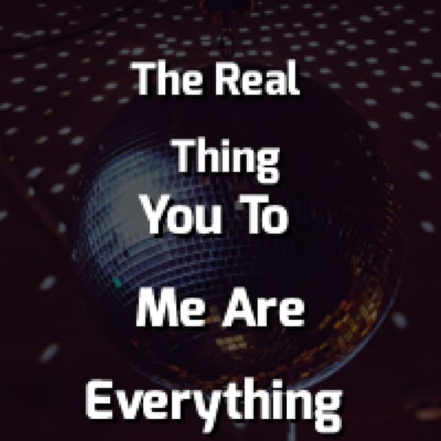 You To Me Are Everything