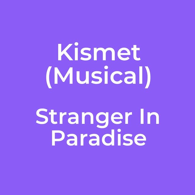 Stranger In Paradise