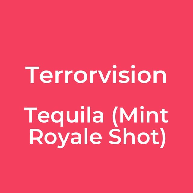 Tequila (Mint Royale Shot)