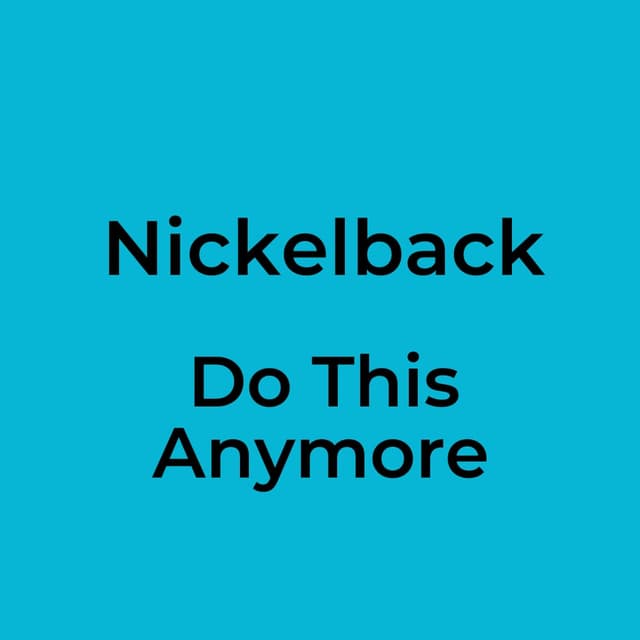 Do This Anymore