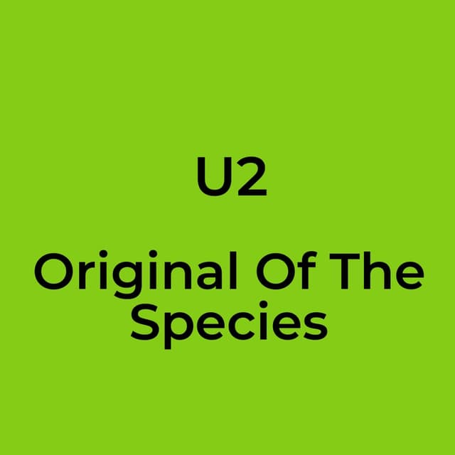 Original Of The Species