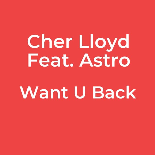 Want U Back